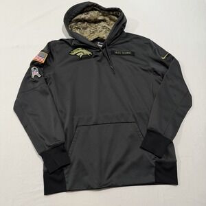 Men's Nike NFL Denver Broncos Salute to Service Therma-Fit Hoodie Large